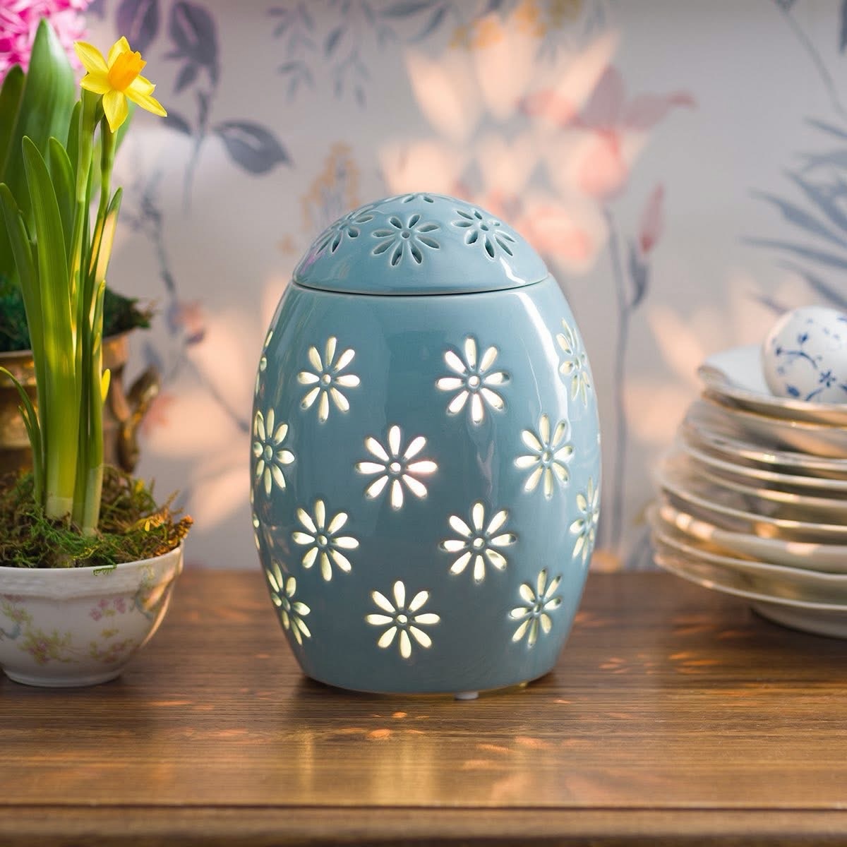 Easter Garden Blue Warmer